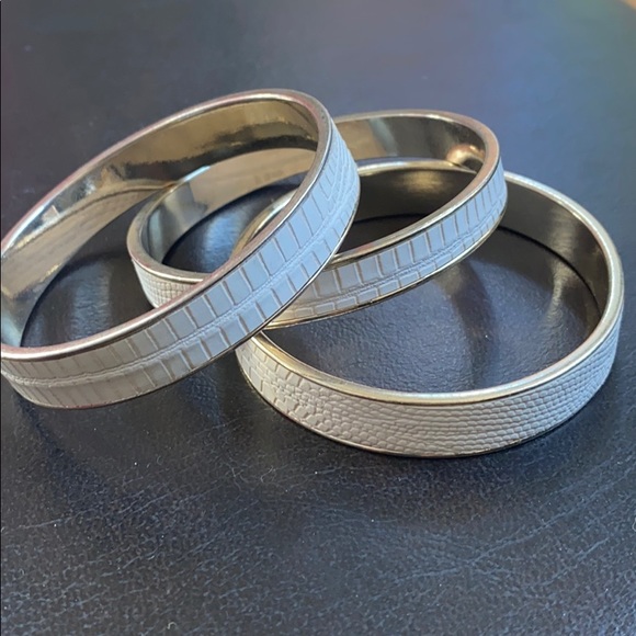 Chico's Jewelry - Leather embossed Chicos bracelets